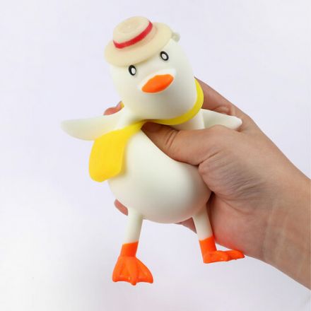 Игрушка-антистресс "СЧАСТЛИВЫЙ ГУСЬ", 13 см, ассорти 2 цвета, JOLLY JOT (ДЖОЛЛИ ДЖОТ), 665804