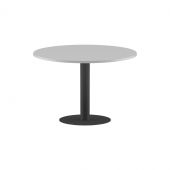 Конференц стол ПРГ-100 Белый/Антрацит D1000х750 IMAGO