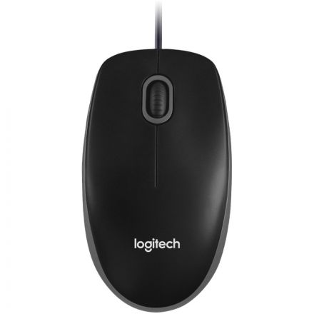 Мышь компьютерная Logitech USB OPTICAL B100 910-006605