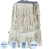 Насадка моп веревочная Vileda Professional Кентукки хлопок/ПЭС 80 см 400 гр белая (арт. производителя 118084)