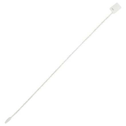 Биркодержатели веревочные с пластиковой пломбой 17 см, STAFF, КОМПЛЕКТ 1000 штук, белые, 291275