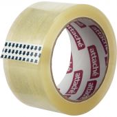 Клейкая лента упаковочная Attache прозрачная 50 мм x 66 м толщина 50 мкм (морозостойкая) Клейкая лента упаковочная Attache прозрачная 50 мм x 66 м толщина 50 мкм (морозостойкая)