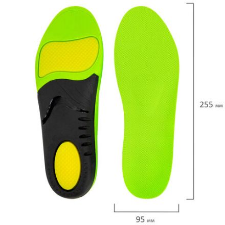 Стельки для кроссовок СПОРТИВНЫЕ КАРКАСНЫЕ, материал PU PRO SPORT, размер RU 38-39 / EU 39-40, с линиями выреза, SHEGRA (ШЕГРА), 700766 Стельки для кроссовок СПОРТИВНЫЕ КАРКАСНЫЕ, материал PU PRO SPORT, размер RU 38-39 / EU 39-40, с линиями выреза, SHEGRA (ШЕГРА), 700766