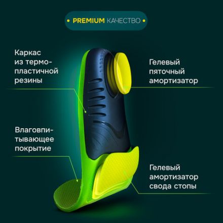 Стельки для кроссовок СПОРТИВНЫЕ КАРКАСНЫЕ, материал PU PRO SPORT, размер RU 38-39 / EU 39-40, с линиями выреза, SHEGRA (ШЕГРА), 700766 Стельки для кроссовок СПОРТИВНЫЕ КАРКАСНЫЕ, материал PU PRO SPORT, размер RU 38-39 / EU 39-40, с линиями выреза, SHEGRA (ШЕГРА), 700766
