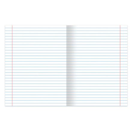 Тетрадь А5 96 л. BRAUBERG скоба, линия, обложка картон, "Natural" (микс в спайке), 404440