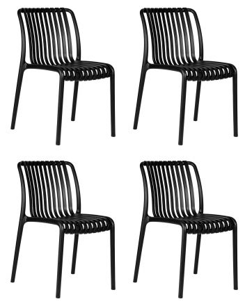 Набор 4 шт Стул обеденный DOBRIN WALTER, черный Набор 4 шт Стул обеденный DOBRIN WALTER, черный