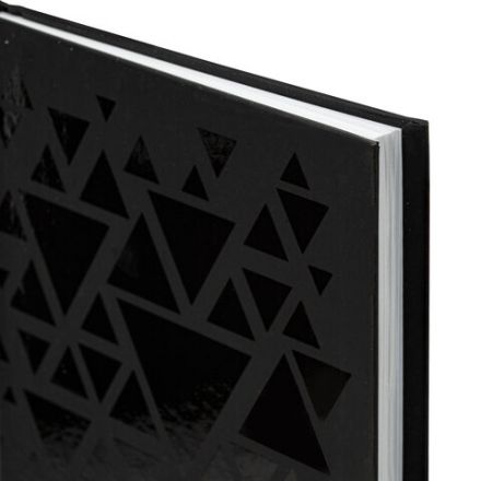 Блокнот А5 134х206 мм, 80 л., твердый, клетка, выборочный лак, STAFF, "Triangles", 114421 Блокнот А5 134х206 мм, 80 л., твердый, клетка, выборочный лак, STAFF, "Triangles", 114421