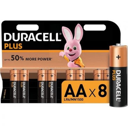 Батарейка DURACELL PLUS AA BL8 (8шт/уп) Батарейка DURACELL PLUS AA BL8 (8шт/уп)