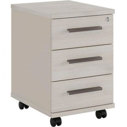 Тумба NEW LINE подкатная 3 ящ.NLN36330321 Дуб св. шамони/Беж