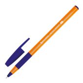 Ручка шариковая с грипом BRAUBERG "i-STICK POINT ORANGE", СИНЯЯ, пишущий узел 0,7 мм, линия письма 0,35 мм, 144386