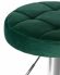 Табурет барный DOBRIN BRUNO, зеленый велюр (MJ9-88)