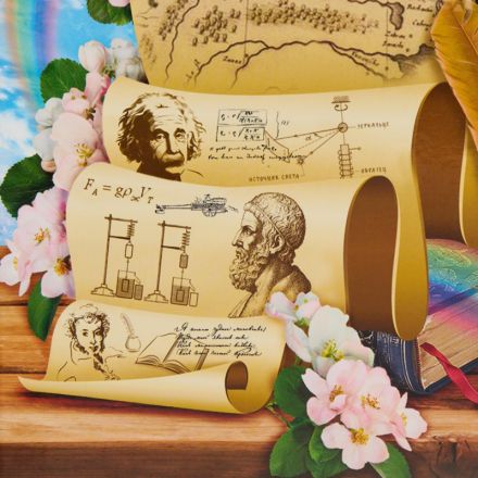 Портфолио папка Выпускнику А4 Свиток ламинированная