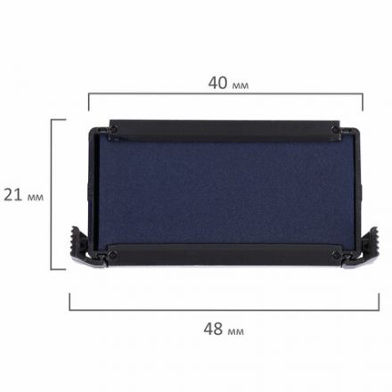 Подушка сменная 38х14 мм, синяя, для TRODAT 4911, 4951, арт. 6/4911