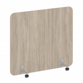 R-line Перегородка на металлических опорах, на роликах DP.R-140-120 Дуб аттик/Серый металл 1400*18*1200