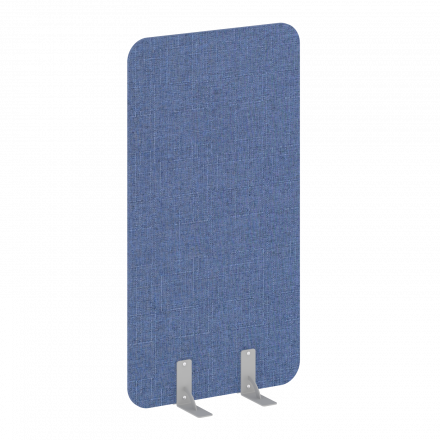 R-line soft Перегородки на металлических опорах на фетровых подпятниках AP.F-80-150 Romeo 11/Серый металл 800*18*1500