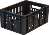 Ящик дрожжевой 400х300х200 с перф. черный