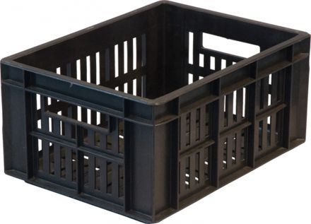 Ящик дрожжевой 400х300х200 с перф. черный