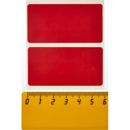 Термоэтикетки ЭКО 58x30, красная, вт.40, 700шт/рул