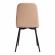 Стул ARC  Велюр/металл , 46 х 52 х 88 см, бежевый/черный