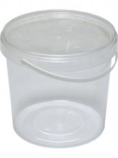 ВЕДРО КРУГЛОЕ 5,6л В22L с бесцветной крышкой, бесцветный