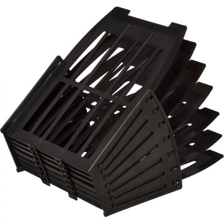 Лоток для бумаг вертикальный/горизонтальный Attache веерный универсальный 6 отделений черный Лоток для бумаг вертикальный/горизонтальный Attache веерный универсальный 6 отделений черный