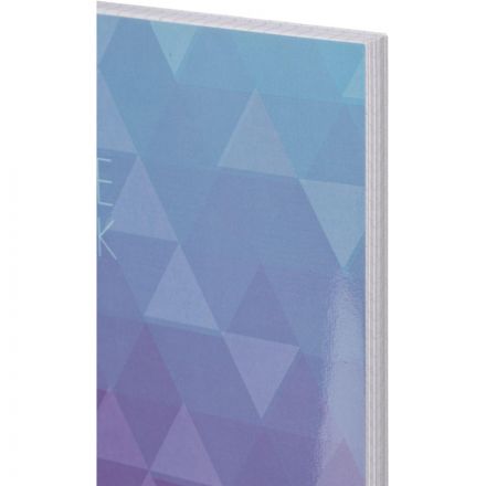 Тетрадь общая Attache Cristal,120л,клет,А4,спир,обл.мел.карт