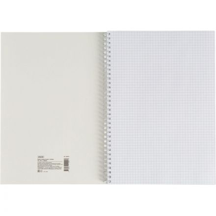 Тетрадь общая Attache Cristal,120л,клет,А4,спир,обл.мел.карт