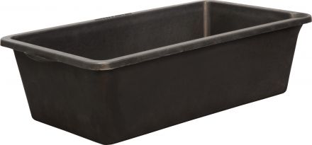 Емкость 45л. строительная, прямоугольная, без крышки цв. чёрный