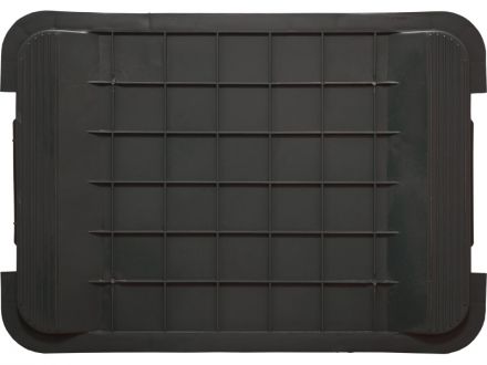 Ящик 710х500х455 сплошной  чёрный