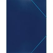Папка на резинке Attache Economy A4 пластиковая синяя (0.45 мм, до 200 листов)