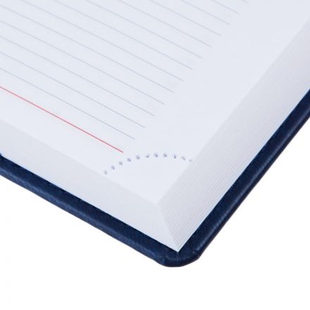 Ежедневник недатированный Attache Сиам искусственная кожа А6 176 листов синий (110x155 мм)