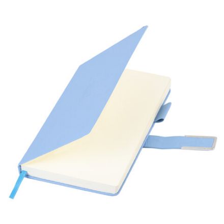 Ежедневник недатированный, А5, 143х210 мм, BRAUBERG "Dainty", под кожу, магнитная застежка, 160 л., голубой, 117144