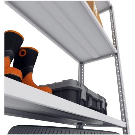 Стеллаж металлический ЗМИ METOS с 4-мя полками 1810x700x400