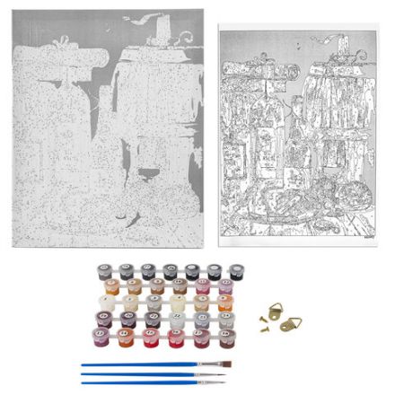 Картина по номерам 40х50 см, ОСТРОВ СОКРОВИЩ "Винный погребок", на подрамнике, акриловые краски, 3 кисти, 662492 Картина по номерам 40х50 см, ОСТРОВ СОКРОВИЩ "Винный погребок", на подрамнике, акриловые краски, 3 кисти, 662492
