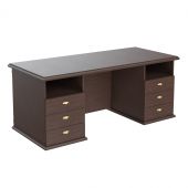 Стол руководителя двух тумбовый RSDT 188 Венге Магия 1800х800х750 RAUT Стол руководителя двух тумбовый RSDT 188 Венге Магия 1800х800х750 RAUT