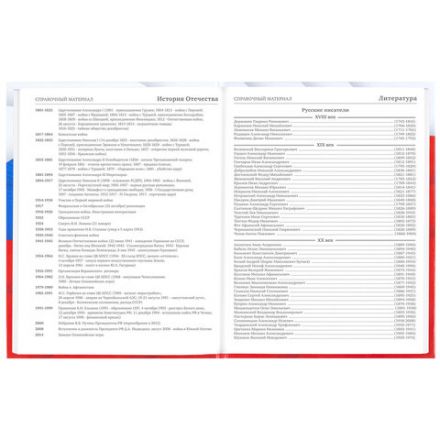 Дневник 5-11 класс 48 л., твердый, BRAUBERG, глянцевая ламинация, с подсказом, "Герб", 106625
