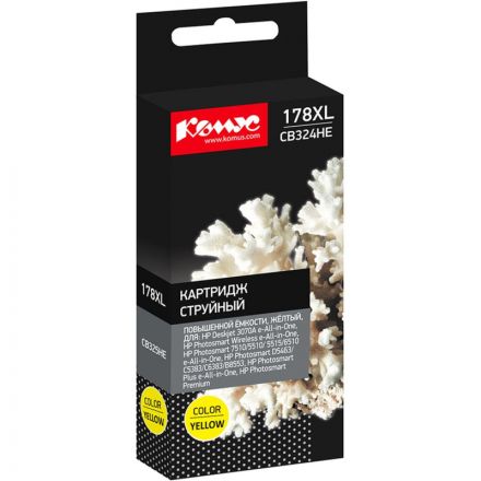 Картридж струйный Комус 178XL CB325HE жел. пов.емк. для HP D5463
