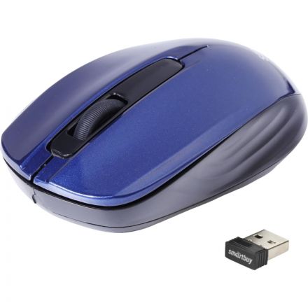Мышь компьютерная Smartbuy ONE 332 WLS синяя (SBM-332AG-B)/60