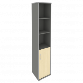 Riva Шкаф высокий узкий правый А.СУ-1.1 (R) Клён металлик 404*365*1980