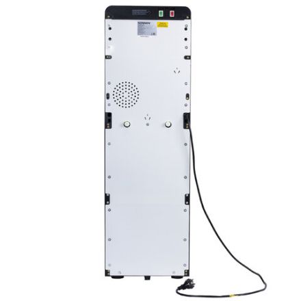 Кулер для воды SONNEN FSE-03G, напольный, нагрев/охлаждение электронное, НИЖНЯЯ ЗАГРУЗКА, 3 крана, зеркальный, 455753