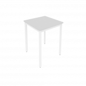 Slim Стол письменный на металлокаркасе С.СП-1.1 Серый/Белый металл 600*600*750