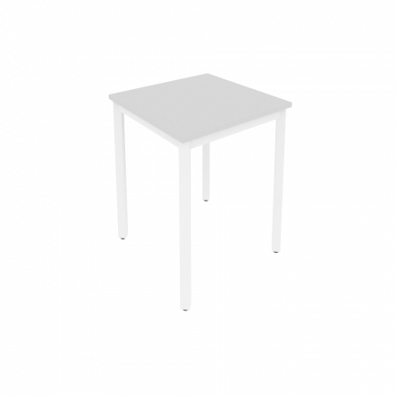 Slim Стол письменный на металлокаркасе С.СП-1.1 Серый/Белый металл 600*600*750 Slim Стол письменный на металлокаркасе С.СП-1.1 Серый/Белый металл 600*600*750