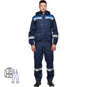 Костюм рабочий летний муж.Антей СОП син/вас (КПК) 56-58 (112-116)/170-176