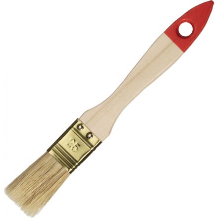 Кисть плоская ЗУБР УНИВЕРСАЛ-ОПТИМА, светлая щетина, 25мм01099-025-Z01