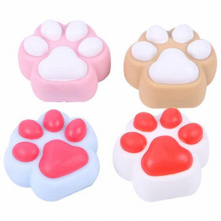 Игрушка-антистресс "КОШАЧЬЯ ЛАПКА", 6х6 см, ассорти 4 цвета, JOLLY JOT (ДЖОЛЛИ ДЖОТ), 665805 Игрушка-антистресс "КОШАЧЬЯ ЛАПКА", 6х6 см, ассорти 4 цвета, JOLLY JOT (ДЖОЛЛИ ДЖОТ), 665805