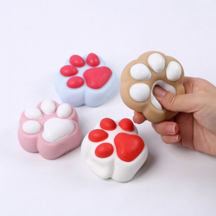 Игрушка-антистресс "КОШАЧЬЯ ЛАПКА", 6х6 см, ассорти 4 цвета, JOLLY JOT (ДЖОЛЛИ ДЖОТ), 665805 Игрушка-антистресс "КОШАЧЬЯ ЛАПКА", 6х6 см, ассорти 4 цвета, JOLLY JOT (ДЖОЛЛИ ДЖОТ), 665805