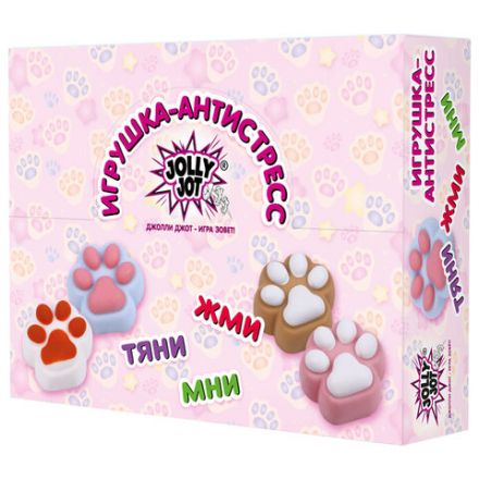 Игрушка-антистресс "КОШАЧЬЯ ЛАПКА", 6х6 см, ассорти 4 цвета, JOLLY JOT (ДЖОЛЛИ ДЖОТ), 665805 Игрушка-антистресс "КОШАЧЬЯ ЛАПКА", 6х6 см, ассорти 4 цвета, JOLLY JOT (ДЖОЛЛИ ДЖОТ), 665805