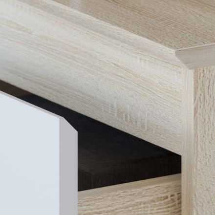 Комод Сокол Т-4р  Дуб сонома/белый