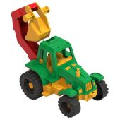Трактор игрушечный с ковшом "Ижора", пластиковый, 20,8x11,1x11 см, НОРДПЛАСТ, 150 Трактор игрушечный с ковшом "Ижора", пластиковый, 20,8x11,1x11 см, НОРДПЛАСТ, 150