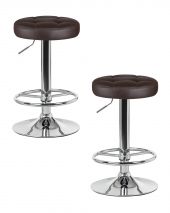 Набор 2 шт Табурет барный DOBRIN BRUNO, коричневый